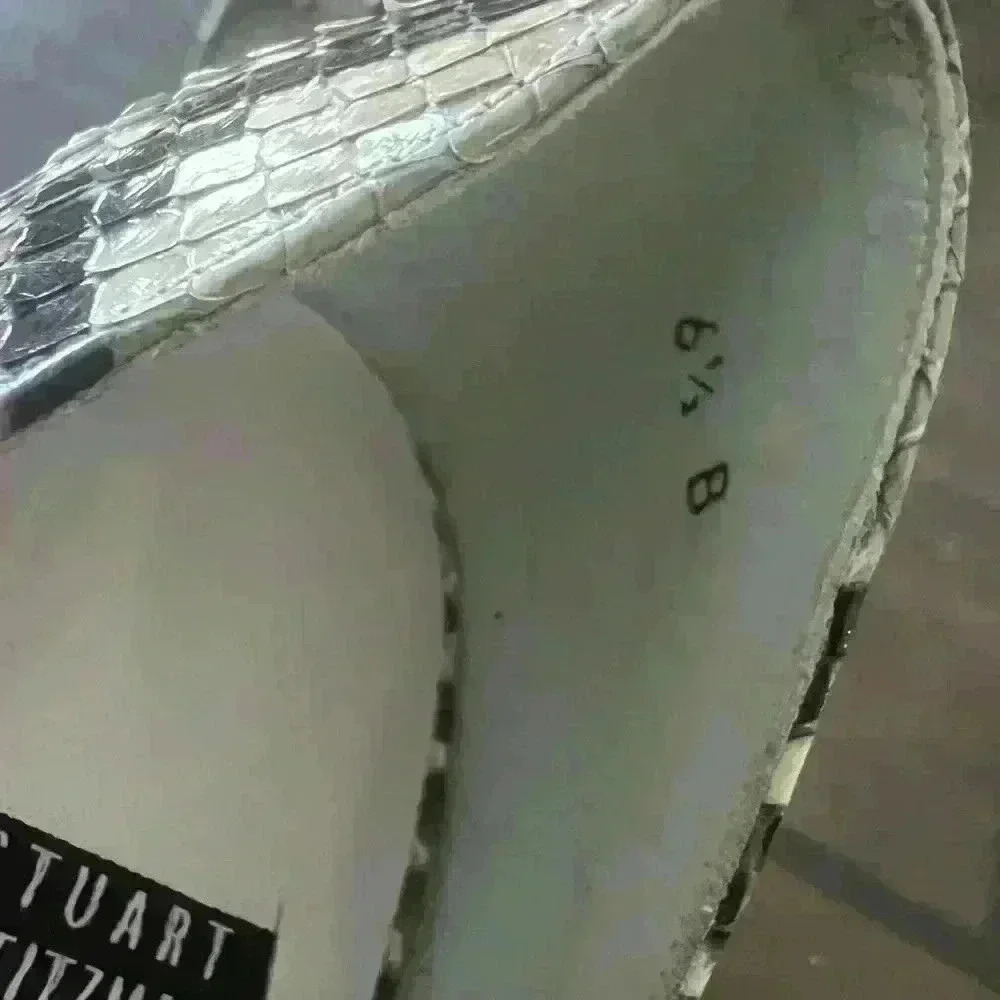 Stuart Weitzman Snakeskin Print Heels - image 7